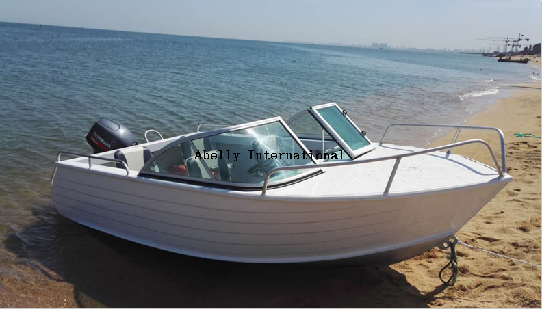 Abelly Aluminum All welded 485R Runabout Boat