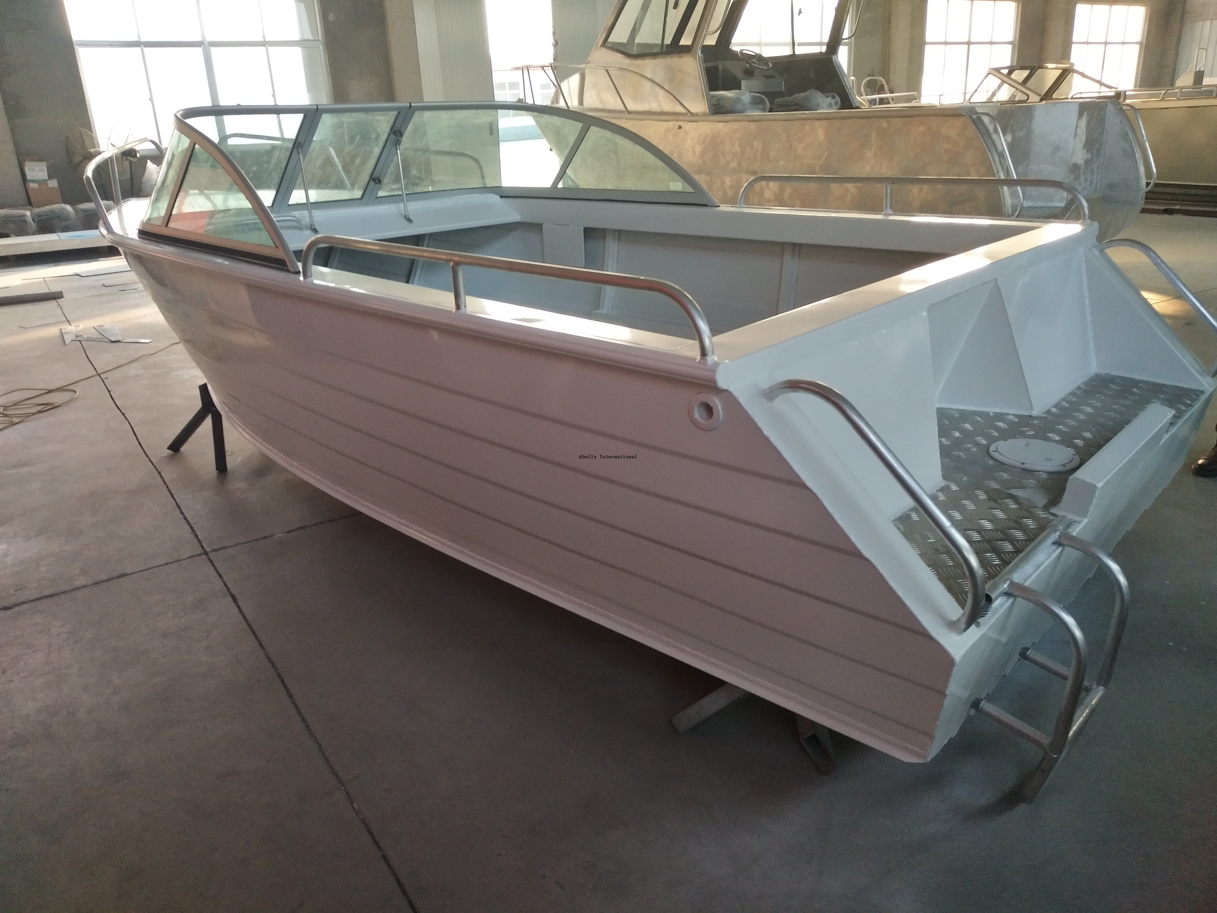 Abelly Aluminum All welded 485R Runabout Boat